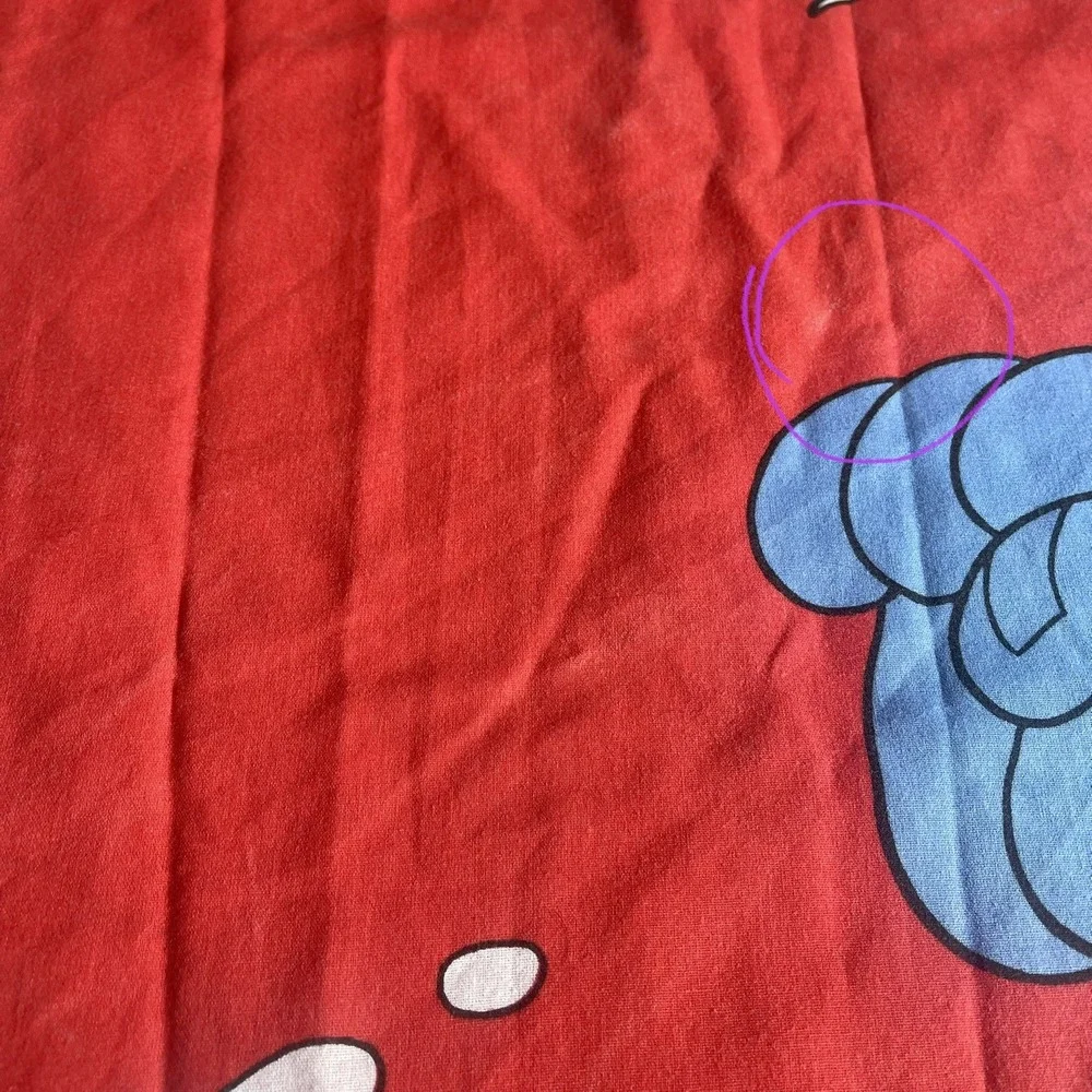 Vintage Aladdin Disney 3 Piece Twin Size Bed Set Fitted Flat Pillowcase 90's